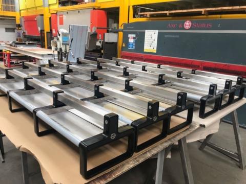 AATi Cast Metal Bench Arms for the Elizabeth Line