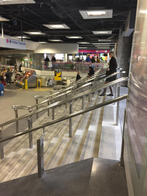 AATi stair nosings in London Liverpool Street