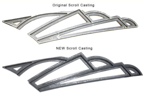 Paddington Station roof scrolls