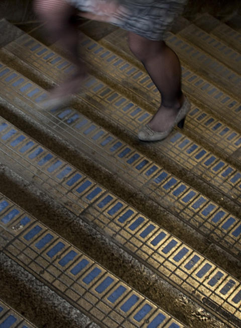 Oxford Circus Station stairs