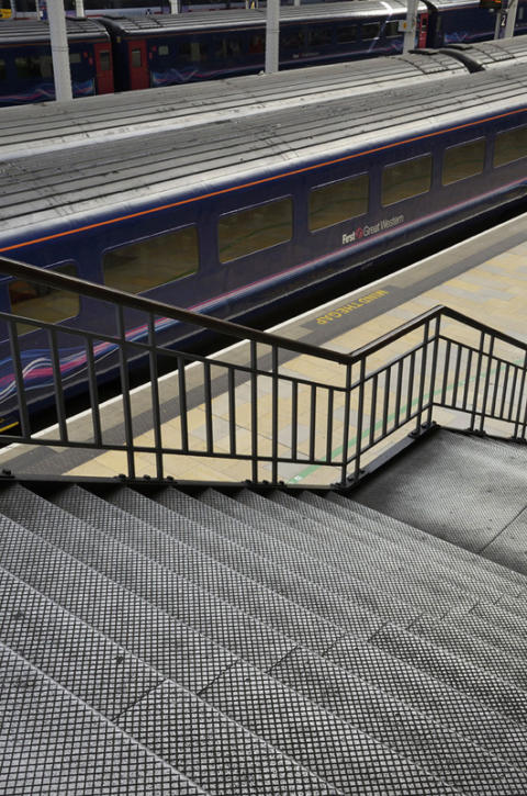 Paddington Station stair nosings